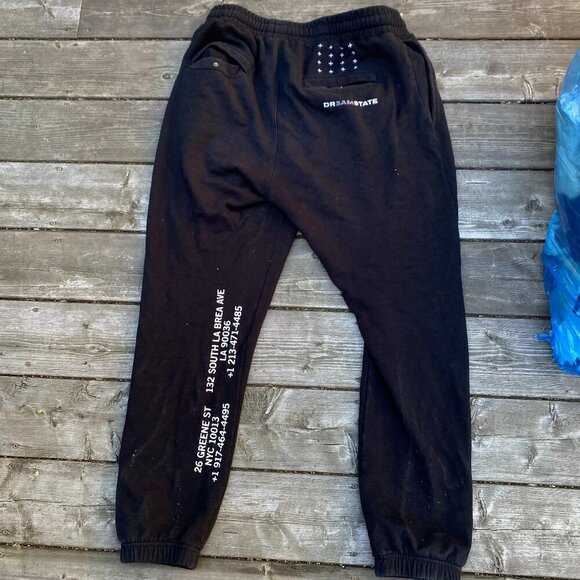Ksubi Black Crest Lo-Fi Liberty Trak Lounge Pants Large - Picture 3 of 7